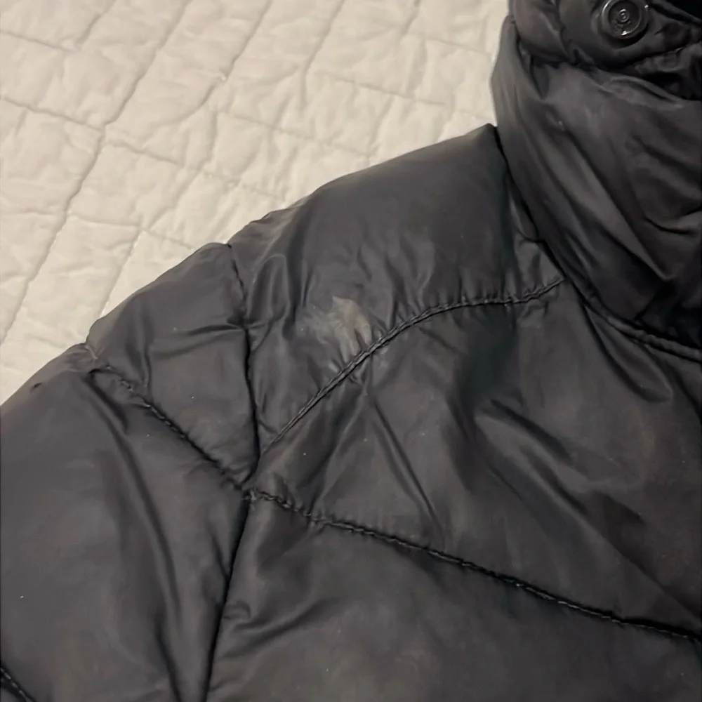 Under Armour Kids Black Puffer Winter Hooded Jacket Size  youth small